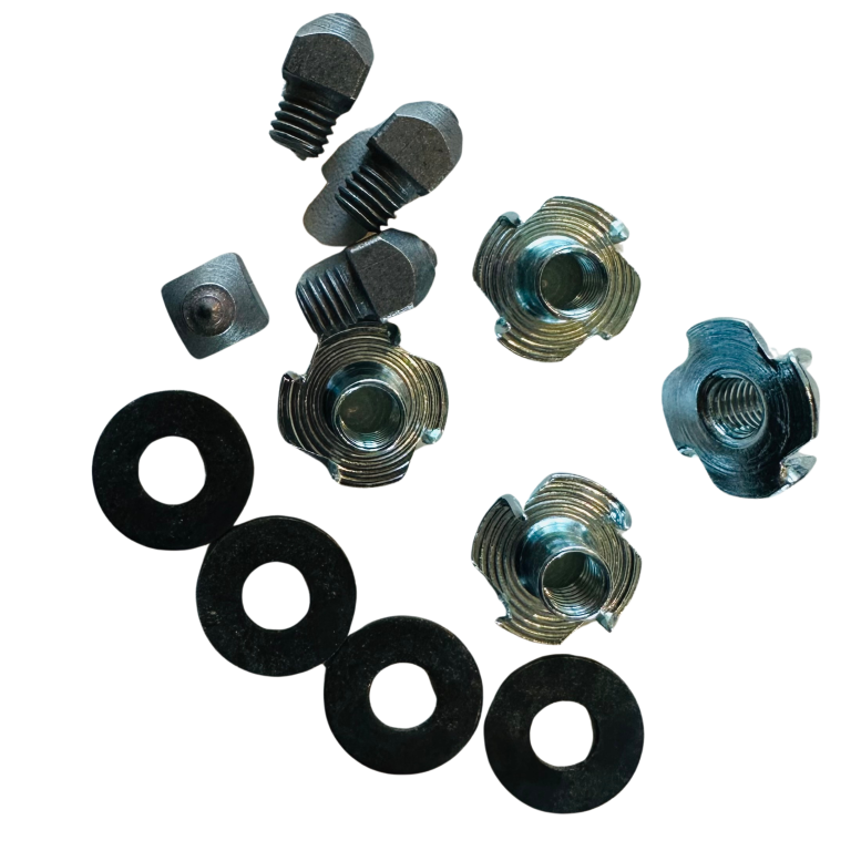 Islagsmutter M8 Brodd & bricka